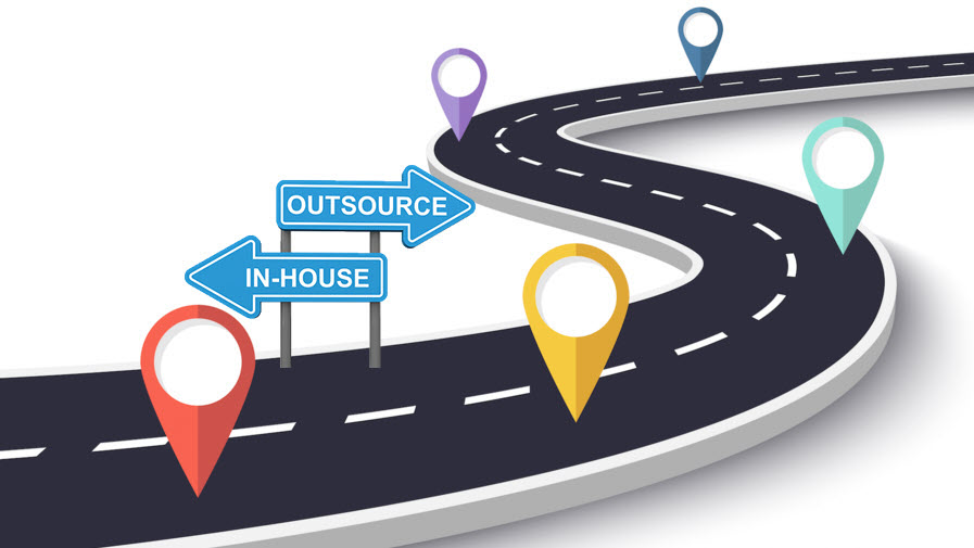 Outsourcing or in-house?
